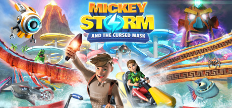 Обложка Mickey Storm and the Cursed Mask