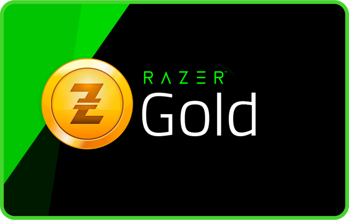 Razer Gold. Razer Gold Card. Razer Gold Gift Card picture.