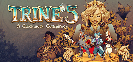 Обложка Trine 5: A Clockwork Conspiracy