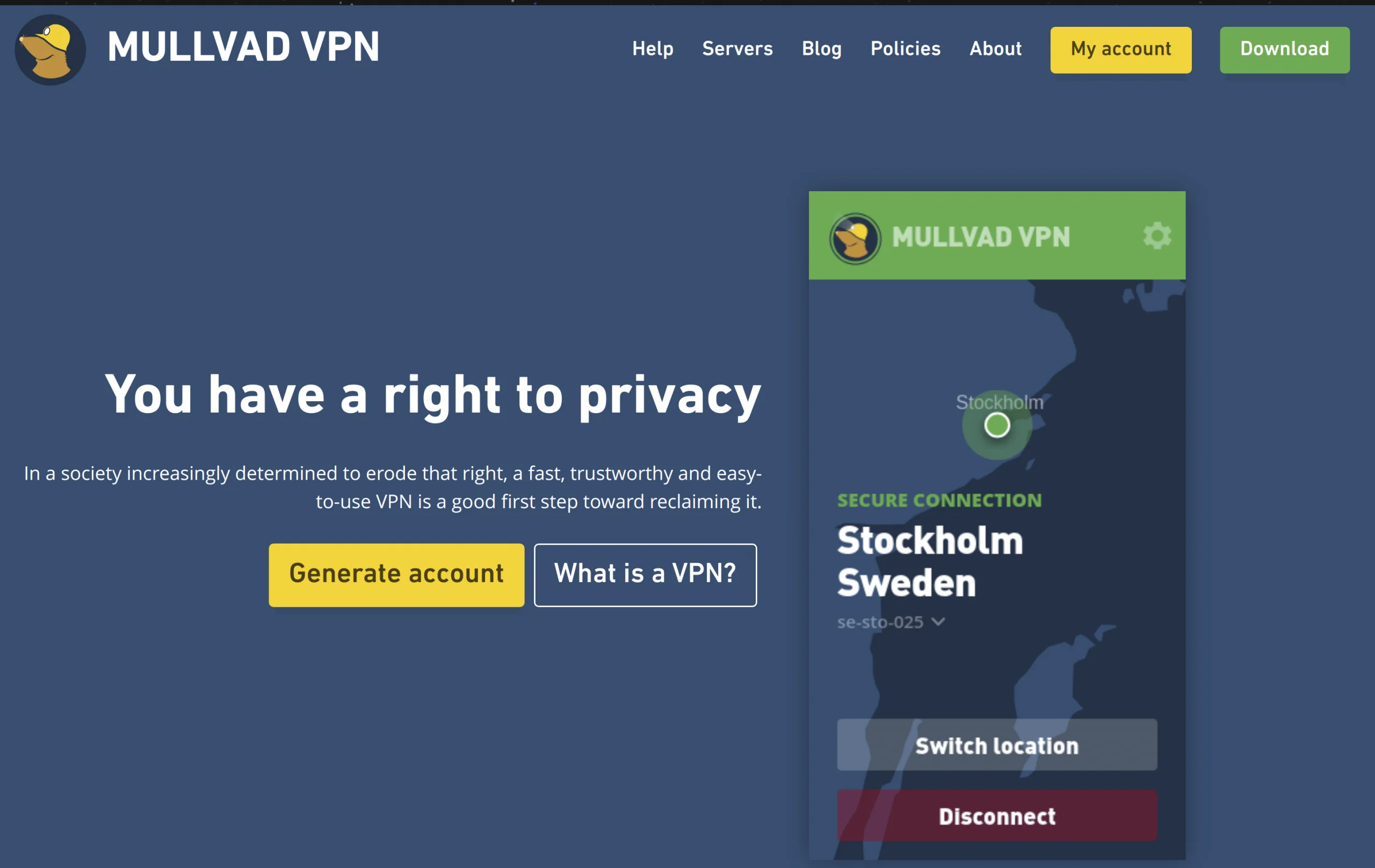 Купить аккаунт Mullvad VPN от 155 ₽ на GameCone